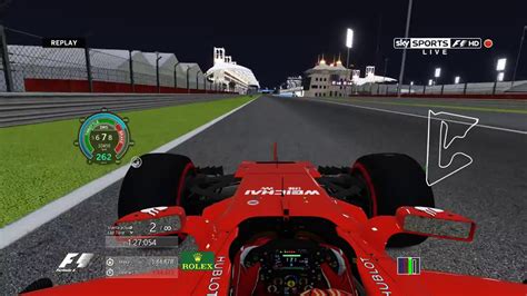 F1 Ferrari SF70H 2017 Bahrain Night Hot Lap Assetto Corsa YouTube