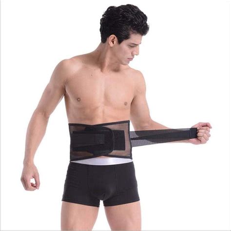 Wzning Cinturón Ortopédico Para Hombre Correa De Apoyo Ortopédico