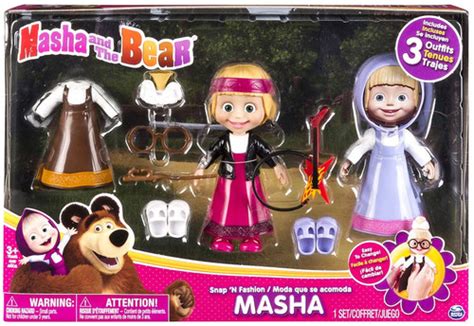Masha And The Bear Snap N Fashion Masha Exclusive Playset Style 2 Spin Master Toywiz