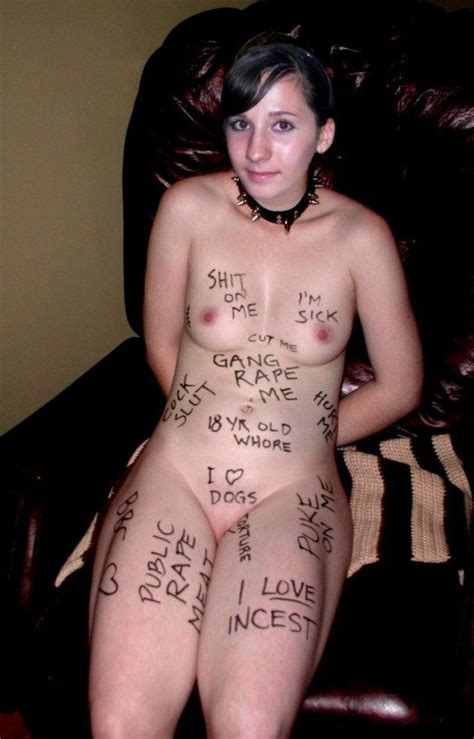 Public Cum Slut Body Writing Mega Porn Pics