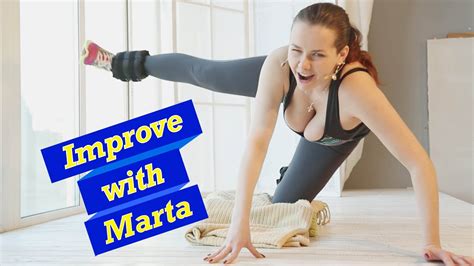 Slow Swing Straight Leg To The Shoulder On The Ground Improve With Marta Youtube