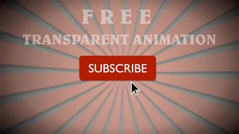 Free Subscribe Animation Overlay For Videos Green Screen