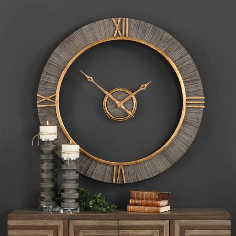 Everly Quinn Oversized Modern 39 Wall Clock And Reviews Wayfairca