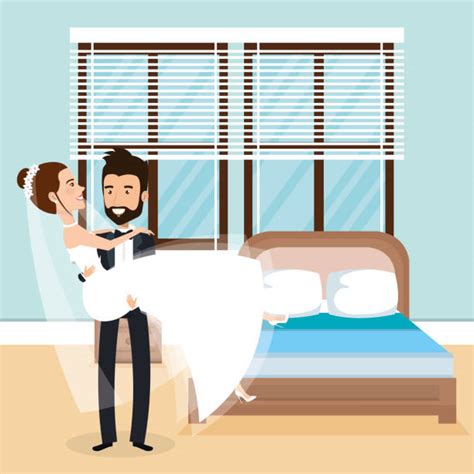 Royalty Free Young Couple Bed Clip Art Vector Images And Illustrations