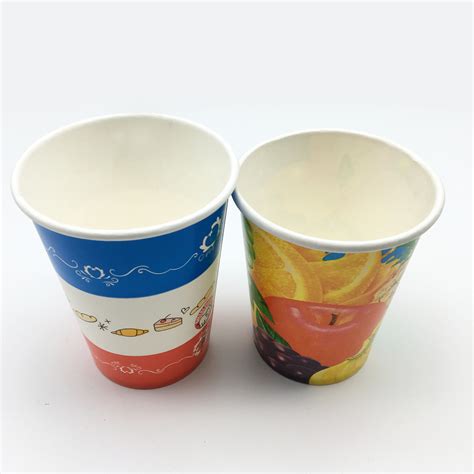 China Custom Flexo Printing Coffee Cold Drink Disposable Paper Cups