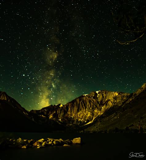 Celebrating International Dark Sky Week With A Moonlit Mountain Lake