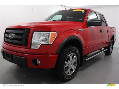 2009 Bright Red Ford F150 Fx4 Supercrew 4x4 55756533