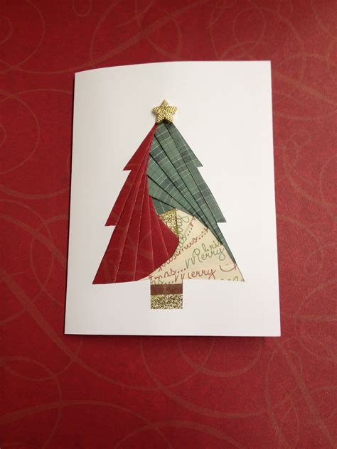 Iris Folded Christmas Tree First Iris Card I Made Made At The Womens