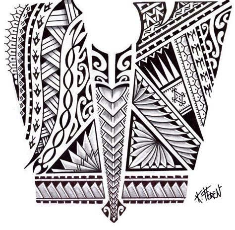 Tatto Ideas 2017 Dessin De Tatouage Maori Aux Bandes De Symboles