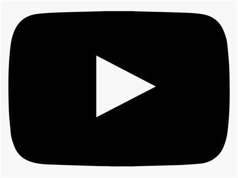 Youtube Play Button Computer Icons Black And White Black Youtube Icon