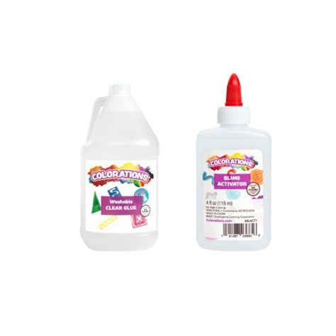 Colorations® Classroom Slime Activator And Glue Kit Activateur Slime