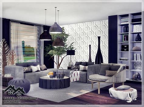 Valeri Living Room By Marychabb From Tsr Sims 4 Downloads