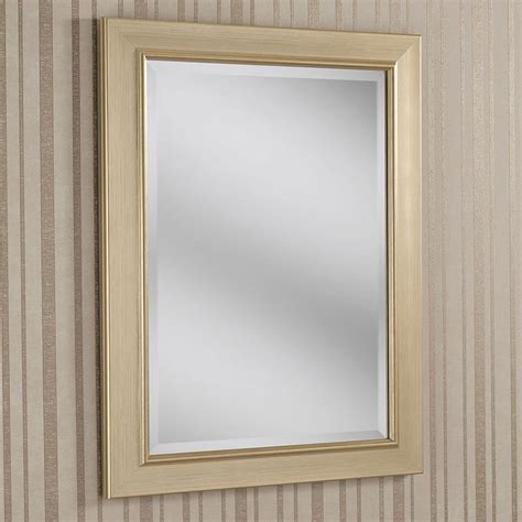 Decorative Gold Framed Rectangular Wall Mirror Homesdirect365