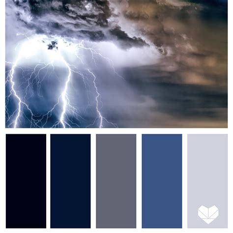 Color Palette Thunderstruck — Paper Heart Design