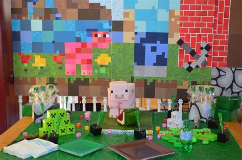 Cool minecraft party theme decorations ideas | best & creative party decorations ideas if you believe home made is real. Minecraft Birthday Party Decorations - Mom it Forward