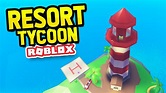 BUILDING THE LIGHTHOUSE in ROBLOX TROPICAL RESORT TYCOON - YouTube