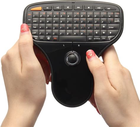 Ils N5901 24ghz Wireless Mini Keyboard Trackball Air Mouse