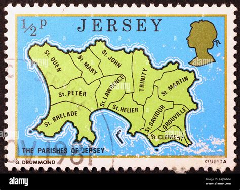 Map Of Jersey Hi Res Stock Photography And Images Alamy