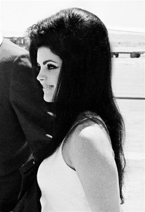 Portraits Of Priscilla Presley With Her Very Big Hair From The 1960s