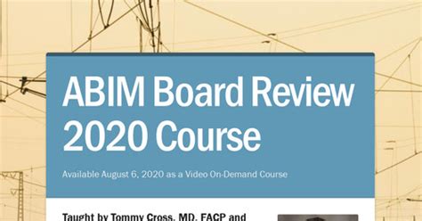 Abim Board Review 2020 Course
