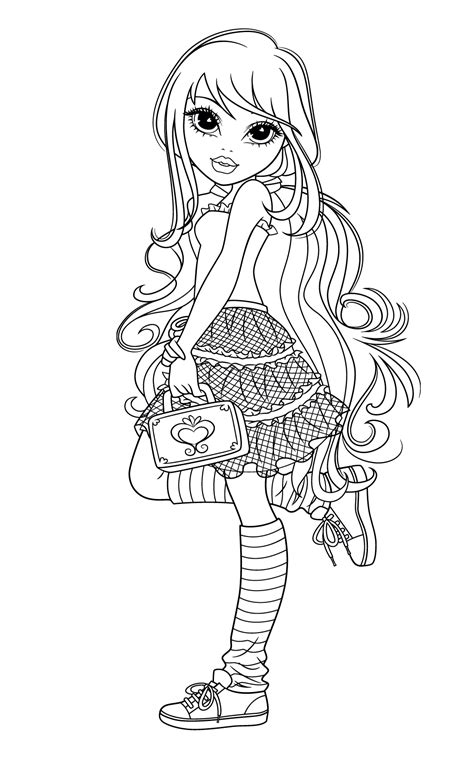 Moxie Girlz Coloring Pages1