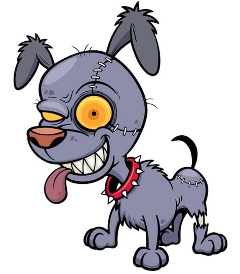 Premium Vector Cartoon Dog Zombie