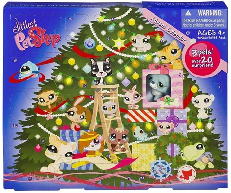 Littlest Pet Shop 2009 Advent Calendar Exclusive Figure Set Hasbro Toys