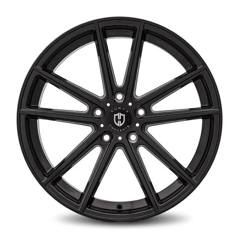 4 Curva C44 19 Inch 5x120 Wheels Rims 19x85 35mm Gloss Black 86000