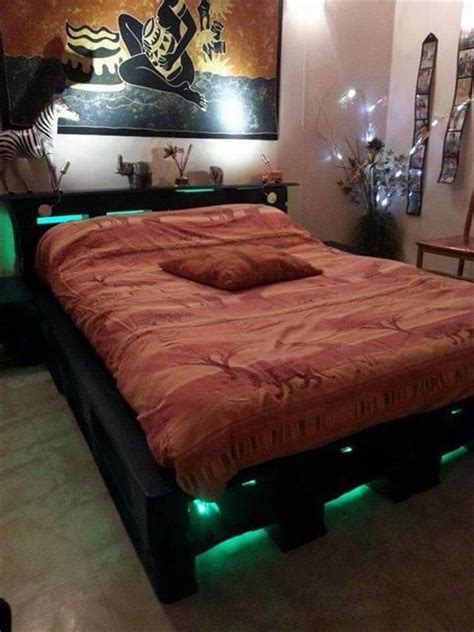 Your pallet bed frame is ready. 100 DIY Recycled Pallet Bed Frame Designs - Page 2 of 6 ...