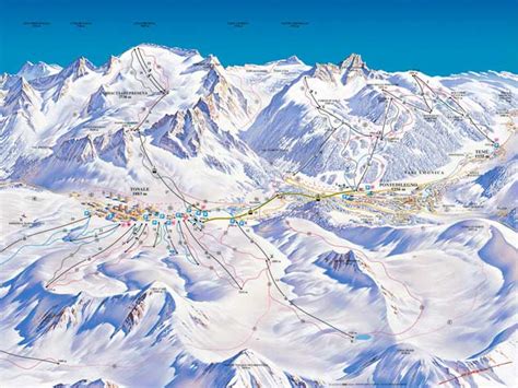 Ski Map Val Di Sole Italy