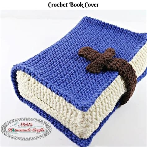 Amazing Crochet Book Cover Free Pattern Nickis Homemade Crafts