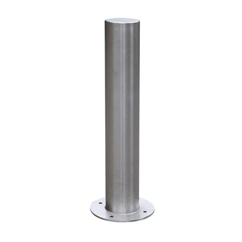 165mm And 220mm Stainless Steel Fixed Bollards Base Plate