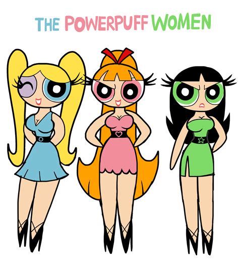 The Powerpuff Women Ppg As Adults By Kareena On Deviantart In