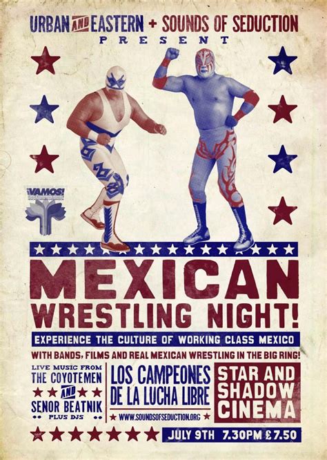 Star Tastic Wrestling Posters Mexican Wrestler Luchador