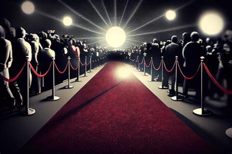Red Carpet With Paparazzi