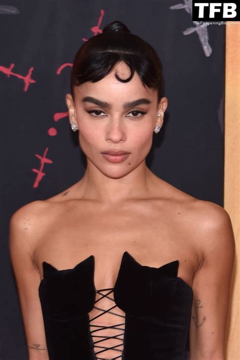 Zoe Kravitz Looks Stunning At The World Premiere Of The Batman In New