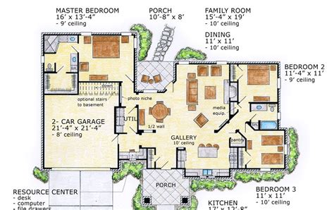 Open Concept Lake House Floor Plans Lake House Plans Waterfront Home