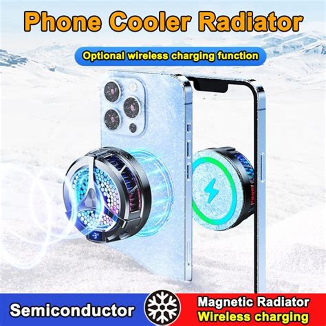 Mobile Phone Cooler Semiconductor Magnetic Fan Game With Wireless