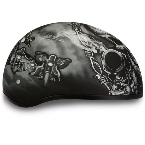 Daytona Skull Slim Line Helmets Motorcycle Helmet D6 G