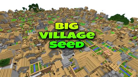 Minecraft Big Village Seed 119 Speed Run Seed For Pocket And Bedrock