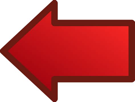 Flecha Rojo Lustroso - Gráficos vectoriales gratis en Pixabay - Pixabay gambar png