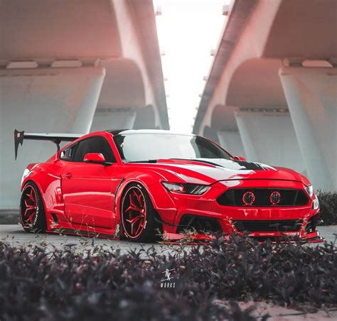 Ford Mustang Red Devil Is The Widebody Daddy Autoevolution