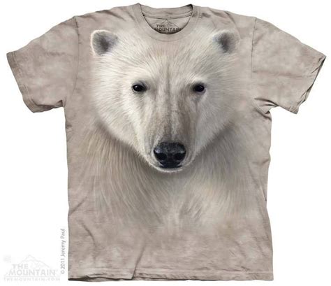 Polar Warrior T Shirt Polar Bear T Shirts The Mountain Big Face