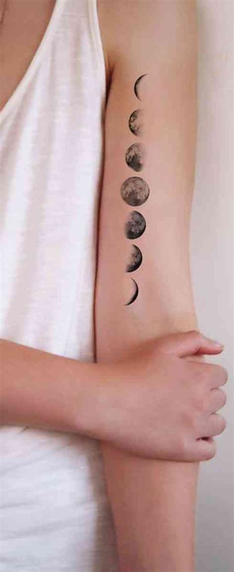 Fases Lunares Complicadas Y Detalladas Tatuaje Montattoo Fases De