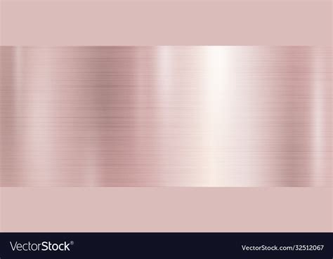 Rose Gold Metal Texture Background Royalty Free Vector Image