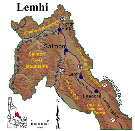 Idaho Places Lemhi County The Idgenweb Project