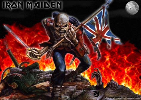 Iron maiden are an english heavy metal band formed in leyton, east london, in 1975 by bassist pioneers of the new wave of british heavy metal movement, iron maiden achieved initial success. тнε Cяαzч Яσcκ: Iron Maiden