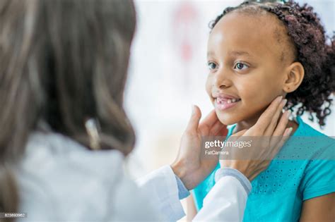 Checking Her Lymph Nodes High Res Stock Photo Getty Images