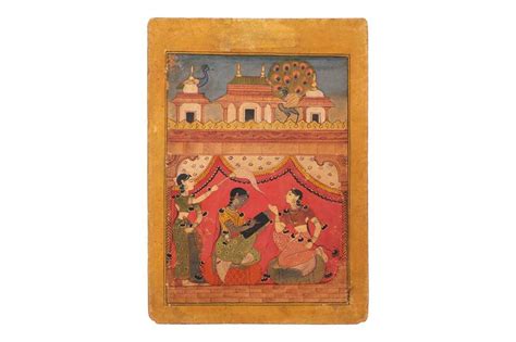 Lot 588 An Illustration From A Ragamala Series