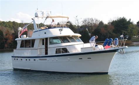 Hatteras 53 Ed Motor Yacht Stabilized 1985 Boats For Sale And Yachts